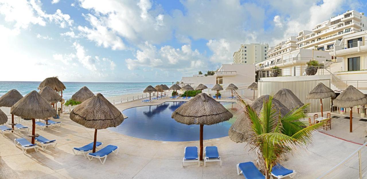 Cozy Ocean Front Penthouse At Marlin Beach Apartman Cancún Kültér fotó